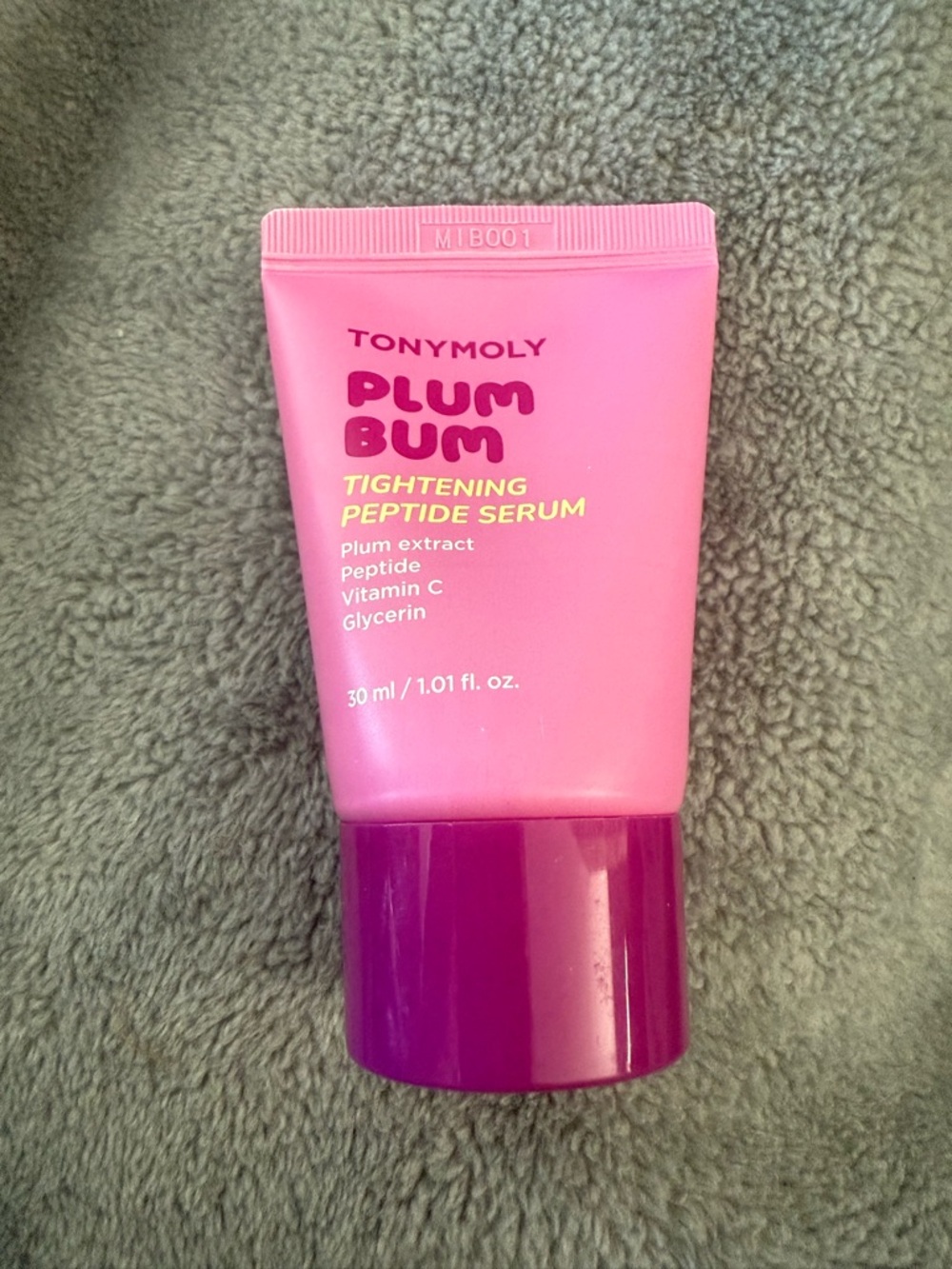 Tonymoly plum bum tightening peptide serum Plum extract vitamin c glycerin